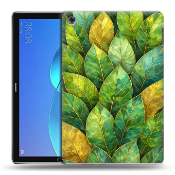 Силиконовый чехол на Huawei MediaPad M5 Lite с принтом женский
