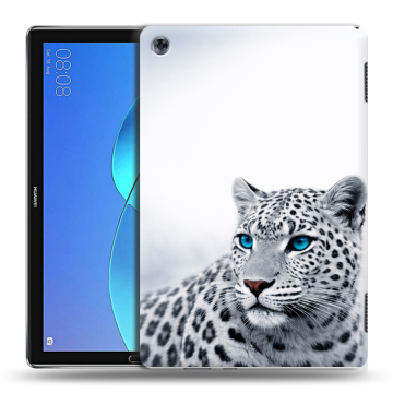 Силиконовый чехол на Huawei MediaPad M5 Lite с принтом женский