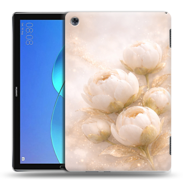 Силиконовый чехол на Huawei MediaPad M5 Lite с принтом женский