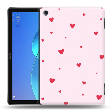 Силиконовый чехол на Huawei MediaPad M5 Lite с принтом для девочек