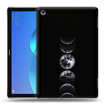 Силиконовый чехол на Huawei MediaPad M5 Lite с принтом женский