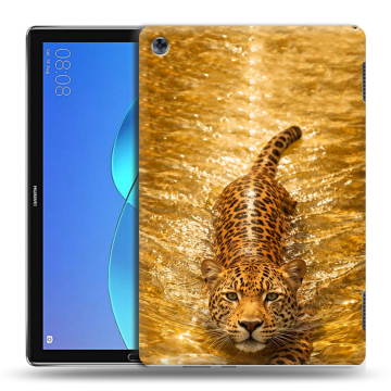 Силиконовый чехол на Huawei MediaPad M5 Lite с принтом женский