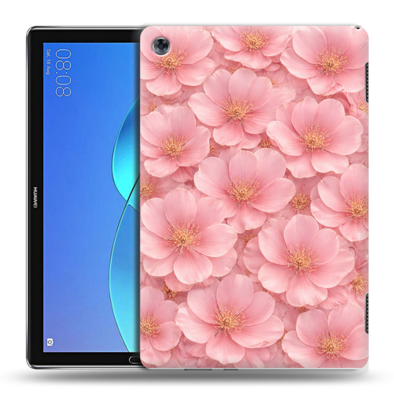 Силиконовый чехол на Huawei MediaPad M5 Lite с принтом женский Силиконовый чехол на Huawei MediaPad M5 Lite с принтом женский