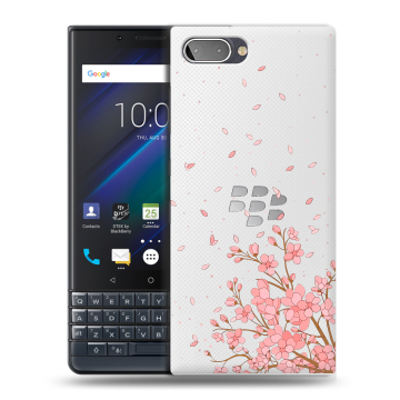 Пластиковый чехол на BlackBerry KEY2 LE с принтом Ветка сакуры