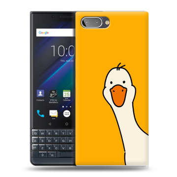 Пластиковый чехол на BlackBerry KEY2 LE с принтом Утка Пластиковый чехол на BlackBerry KEY2 LE с принтом Утка