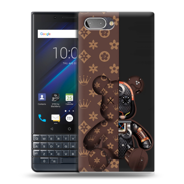 Пластиковый чехол на BlackBerry KEY2 LE с принтом Луи робот
