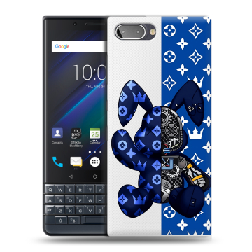 Пластиковый чехол на BlackBerry KEY2 LE с принтом Луи робот