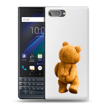 Пластиковый чехол на BlackBerry KEY2 LE с принтом Медведь