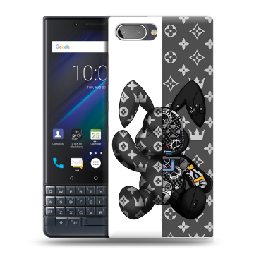 Пластиковый чехол на BlackBerry KEY2 LE с принтом Луи робот