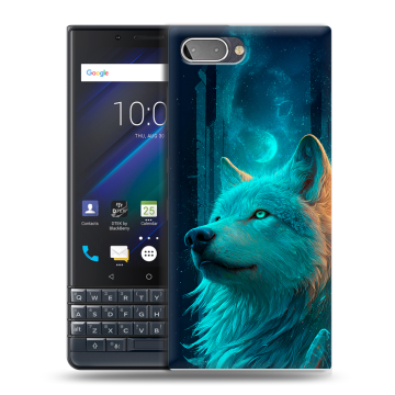 Пластиковый чехол на BlackBerry KEY2 LE с принтом бабочки саккура Пластиковый чехол на BlackBerry KEY2 LE с принтом бабочки саккура