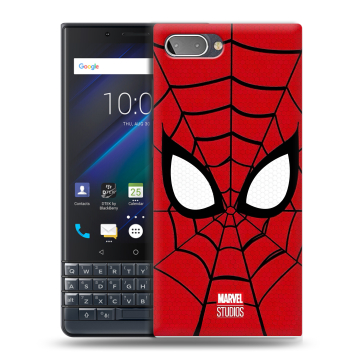 Пластиковый чехол на BlackBerry KEY2 LE с принтом человек паук spiderman