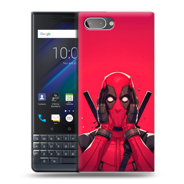 Пластиковый чехол на BlackBerry KEY2 LE с принтом Дедпул Deadpool Пластиковый чехол на BlackBerry KEY2 LE с принтом Дедпул Deadpool