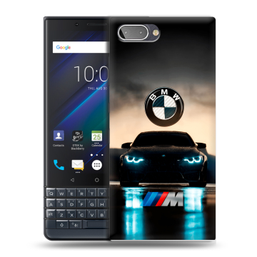 Пластиковый чехол на BlackBerry KEY2 LE с принтом БМВ BMW
