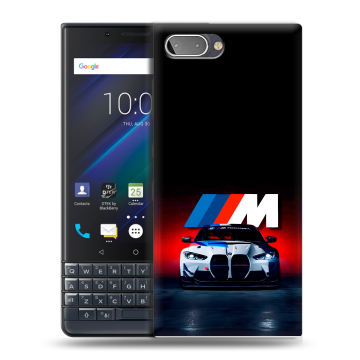 Пластиковый чехол на BlackBerry KEY2 LE с принтом БМВ BMW