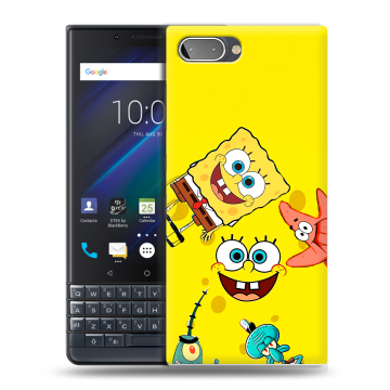 Пластиковый чехол на BlackBerry KEY2 LE с принтом Спанч боб Спанчбоб Пластиковый чехол на BlackBerry KEY2 LE с принтом Спанч боб Спанчбоб