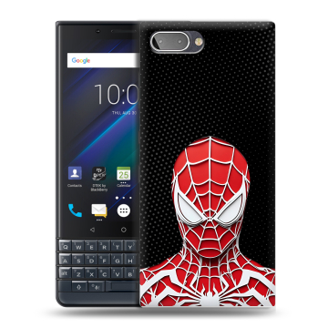 Пластиковый чехол на BlackBerry KEY2 LE с принтом человек паук spiderman Пластиковый чехол на BlackBerry KEY2 LE с принтом человек паук spiderman