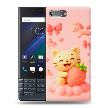 Пластиковый чехол на BlackBerry KEY2 LE с принтом для девочек