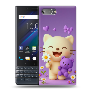 Пластиковый чехол на BlackBerry KEY2 LE с принтом для девочек Пластиковый чехол на BlackBerry KEY2 LE с принтом для девочек