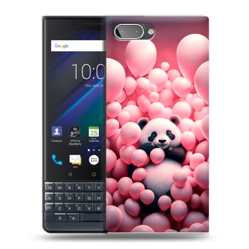 Пластиковый чехол на BlackBerry KEY2 LE с принтом Панда Пластиковый чехол на BlackBerry KEY2 LE с принтом Панда