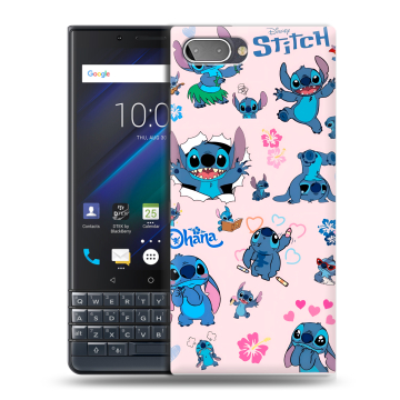 Пластиковый чехол на BlackBerry KEY2 LE с принтом Лило и Стич