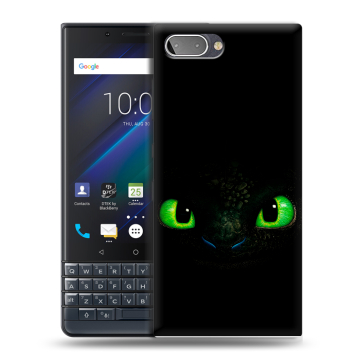 Пластиковый чехол на BlackBerry KEY2 LE с принтом Как приручить дракона