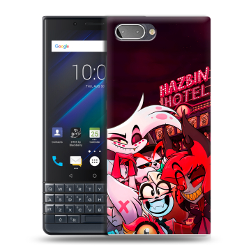 Пластиковый чехол на BlackBerry KEY2 LE с принтом Hazbin Hotel Отель Хазбин Пластиковый чехол на BlackBerry KEY2 LE с принтом Hazbin Hotel Отель Хазбин