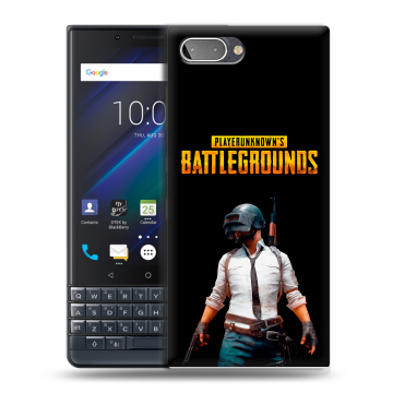 Пластиковый чехол на BlackBerry KEY2 LE с принтом PUGB ПАГБ