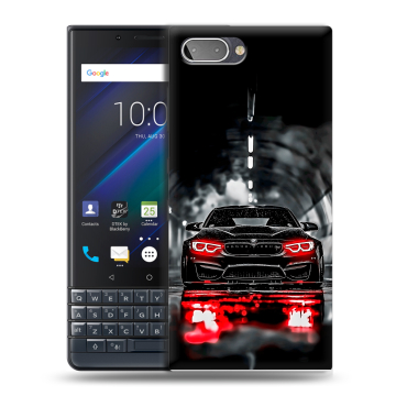 Пластиковый чехол на BlackBerry KEY2 LE с принтом BMW БМВ