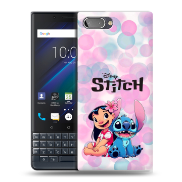 Пластиковый чехол на BlackBerry KEY2 LE с принтом Лило и Стич