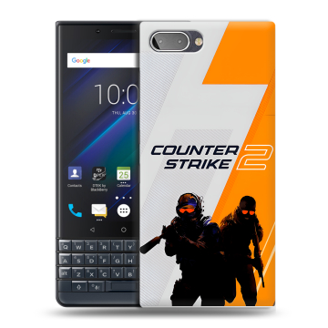 Пластиковый чехол на BlackBerry KEY2 LE с принтом Counter Strike