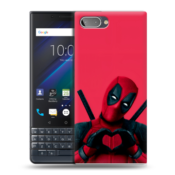 Пластиковый чехол на BlackBerry KEY2 LE с принтом Дедпул Deadpool Пластиковый чехол на BlackBerry KEY2 LE с принтом Дедпул Deadpool