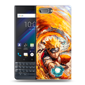 Пластиковый чехол на BlackBerry KEY2 LE с принтом Аниме Наруто Naruto