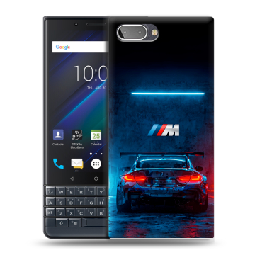 Пластиковый чехол на BlackBerry KEY2 LE с принтом BMW БМВ