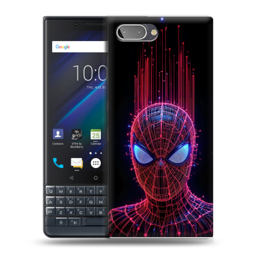 Пластиковый чехол на BlackBerry KEY2 LE с принтом Spiderman Человек паук