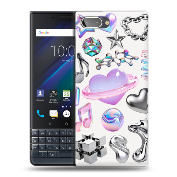 Пластиковый чехол на BlackBerry KEY2 LE с принтом Y2K Пластиковый чехол на BlackBerry KEY2 LE с принтом Y2K