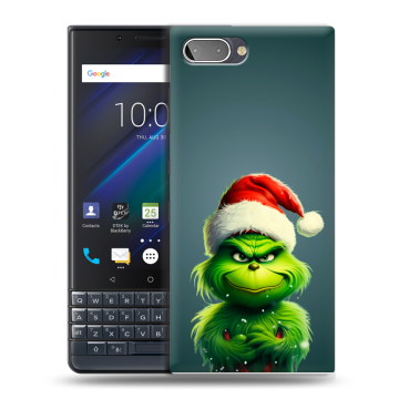 Пластиковый чехол на BlackBerry KEY2 LE с принтом Новый год