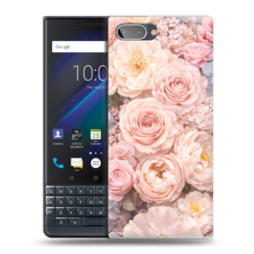 Пластиковый чехол на BlackBerry KEY2 LE с принтом женский