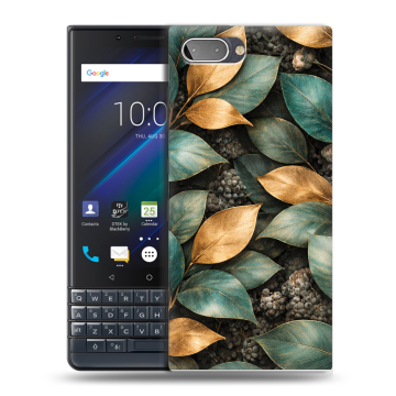 Пластиковый чехол на BlackBerry KEY2 LE с принтом женский