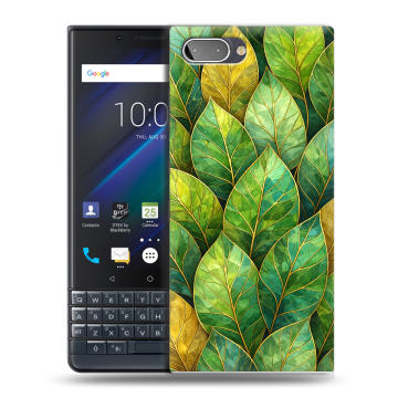 Пластиковый чехол на BlackBerry KEY2 LE с принтом женский