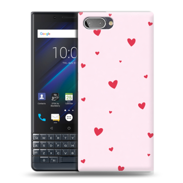 Пластиковый чехол на BlackBerry KEY2 LE с принтом для девочек