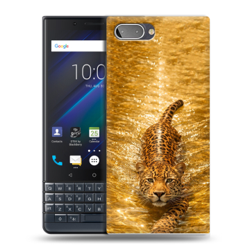 Пластиковый чехол на BlackBerry KEY2 LE с принтом женский