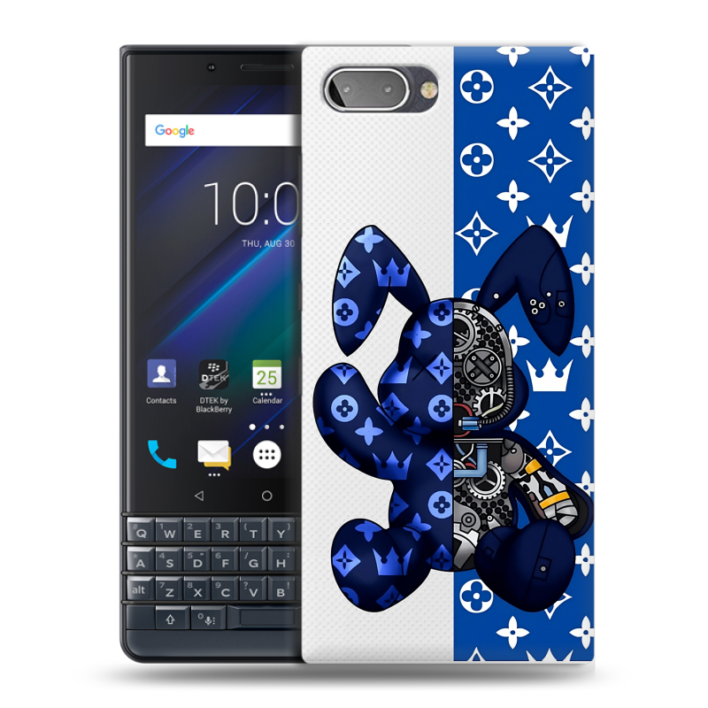 Пластиковый чехол на BlackBerry KEY2 LE с принтом Луи робот Пластиковый чехол на BlackBerry KEY2 LE с принтом Луи робот