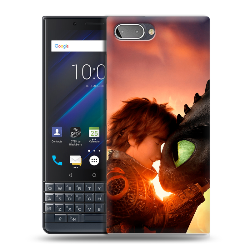 Пластиковый чехол на BlackBerry KEY2 LE с принтом Как приручить дракона Пластиковый чехол на BlackBerry KEY2 LE с принтом Как приручить дракона