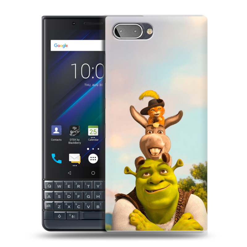 Пластиковый чехол на BlackBerry KEY2 LE с принтом Шрек Shrek Пластиковый чехол на BlackBerry KEY2 LE с принтом Шрек Shrek