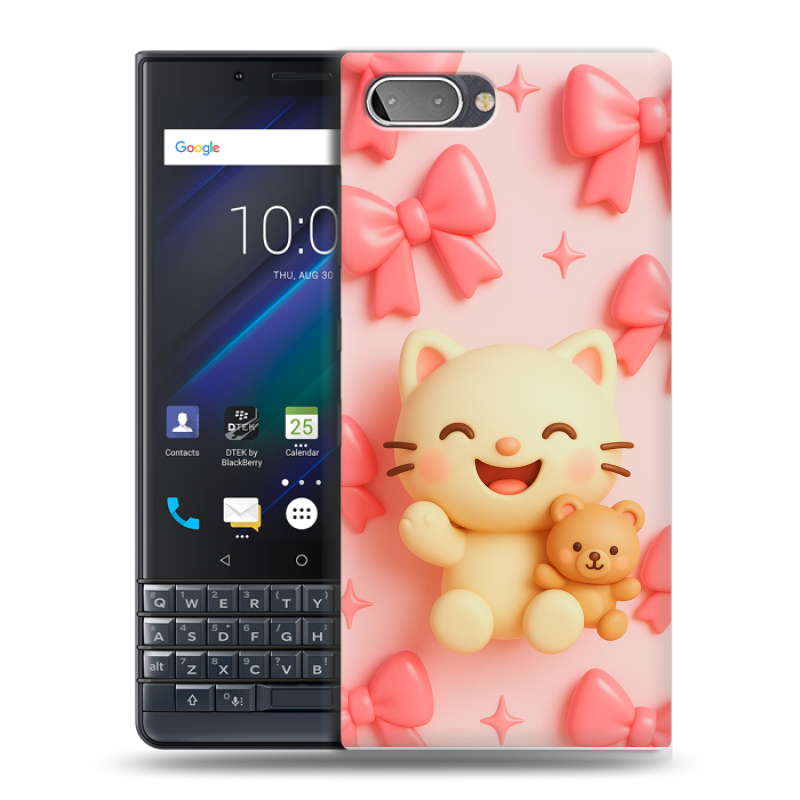 Пластиковый чехол на BlackBerry KEY2 LE с принтом для девочек Пластиковый чехол на BlackBerry KEY2 LE с принтом для девочек