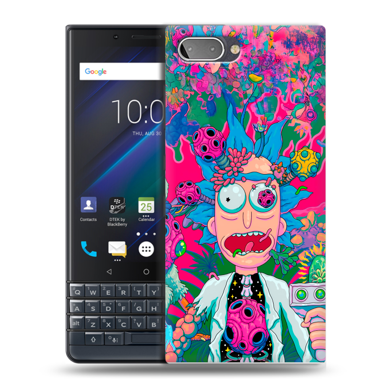 Пластиковый чехол на BlackBerry KEY2 LE с принтом Рик и Морти Rick Morty Пластиковый чехол на BlackBerry KEY2 LE с принтом Рик и Морти Rick Morty