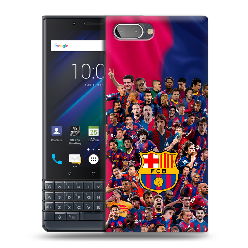 Пластиковый чехол на BlackBerry KEY2 LE с принтом Барселона Barcelona Пластиковый чехол на BlackBerry KEY2 LE с принтом Барселона Barcelona