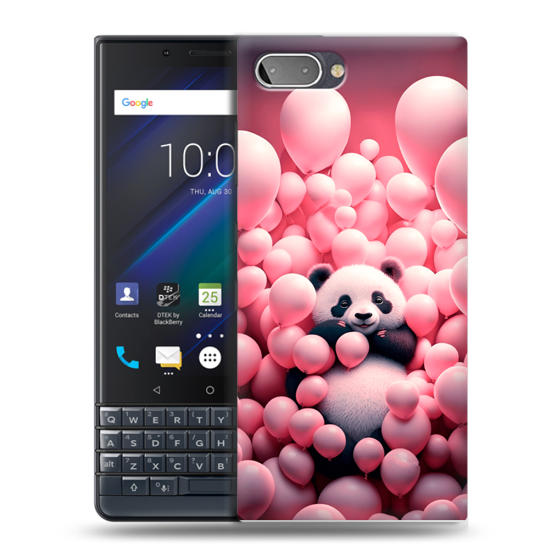 Пластиковый чехол на BlackBerry KEY2 LE с принтом Панда Пластиковый чехол на BlackBerry KEY2 LE с принтом Панда