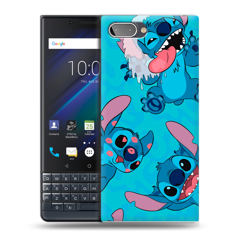 Пластиковый чехол на BlackBerry KEY2 LE с принтом Лило и Стич Пластиковый чехол на BlackBerry KEY2 LE с принтом Лило и Стич