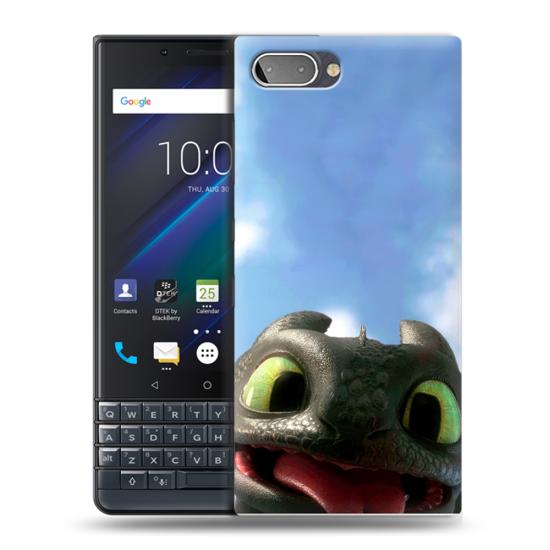 Пластиковый чехол на BlackBerry KEY2 LE с принтом Как приручить дракона Пластиковый чехол на BlackBerry KEY2 LE с принтом Как приручить дракона